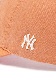 Vintage Demage Curve Logo Unstructured Ballcap