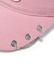 Vintage Cursive Jewelry Unstructured Ballcap