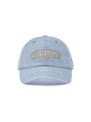 Vintage Denim Curve Logo Unstructured Ballcap