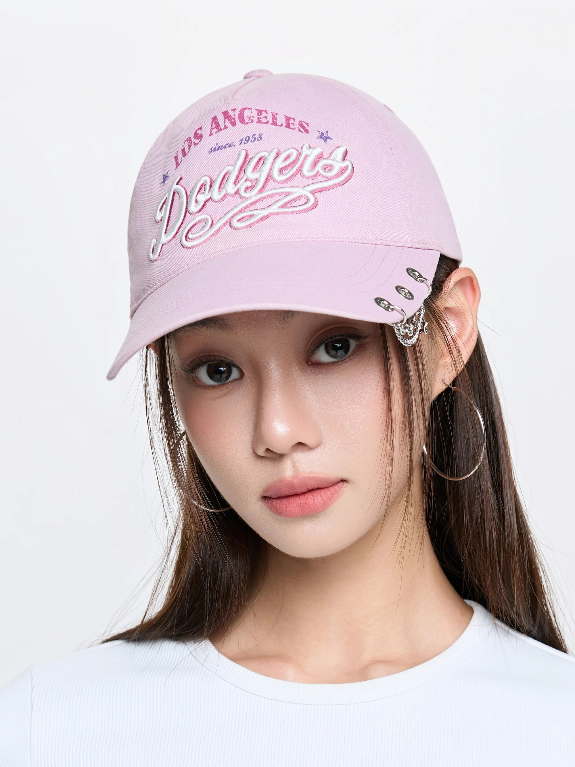 Vintage Cursive Jewelry Unstructured Ballcap