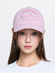 Vintage Cursive Jewelry Unstructured Ballcap