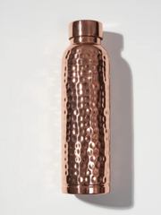 Hammered Pure Copper Water Bottle 950ml