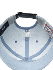 Vintage Denim Curve Logo Unstructured Ballcap