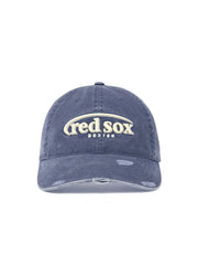 Vintage Damage Curve Logo Unstructured Ballcap