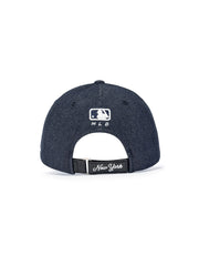 Vintage Denim Curve Logo Unstructured Ballcap