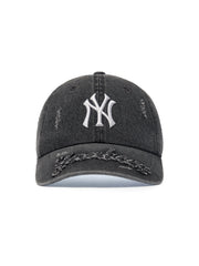 Vintage Destroyed Denim Unstructured Ballcap