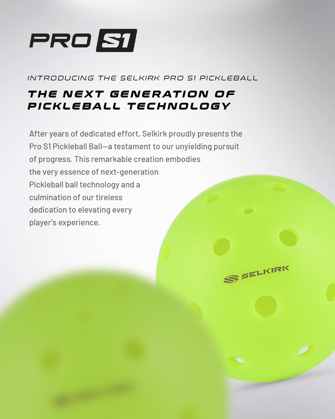 Pro S1 Pickleballs