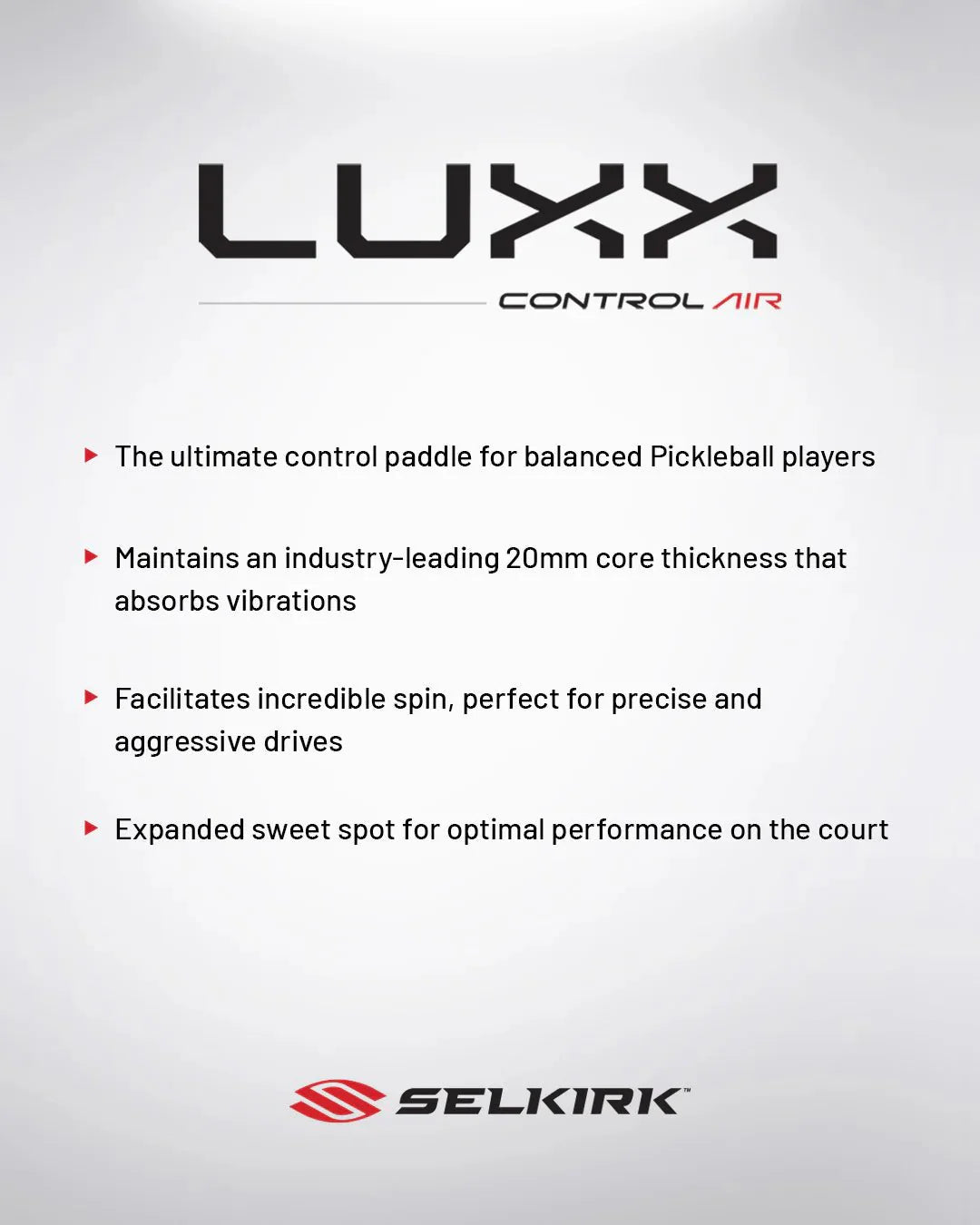 Selkirk Luxx Control Air - Invikta