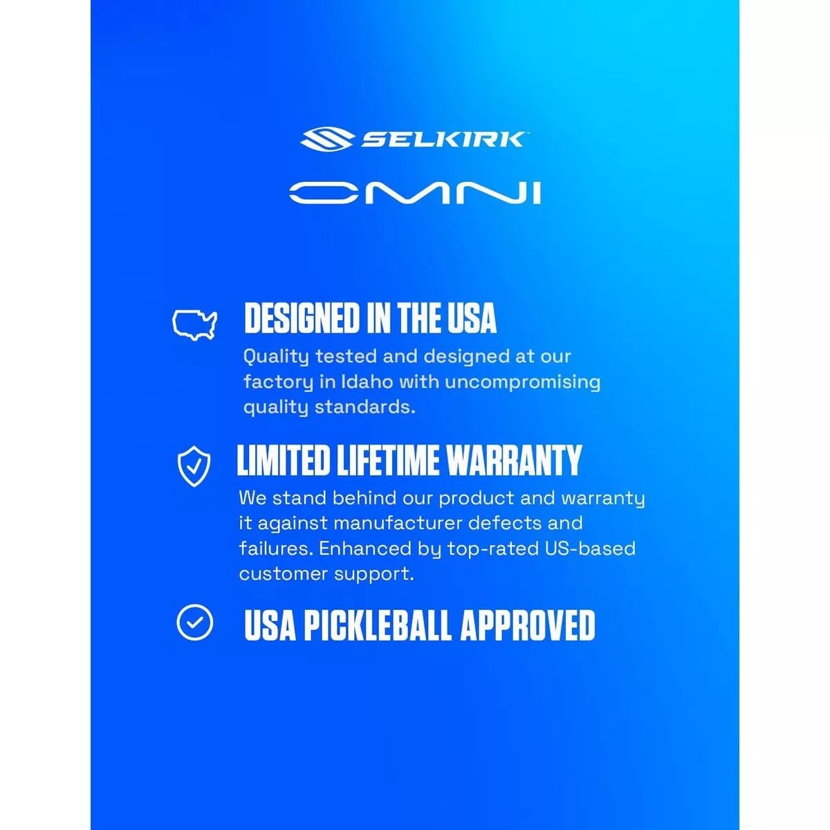 Selkirk OMNI Widebody Pickleball Paddle