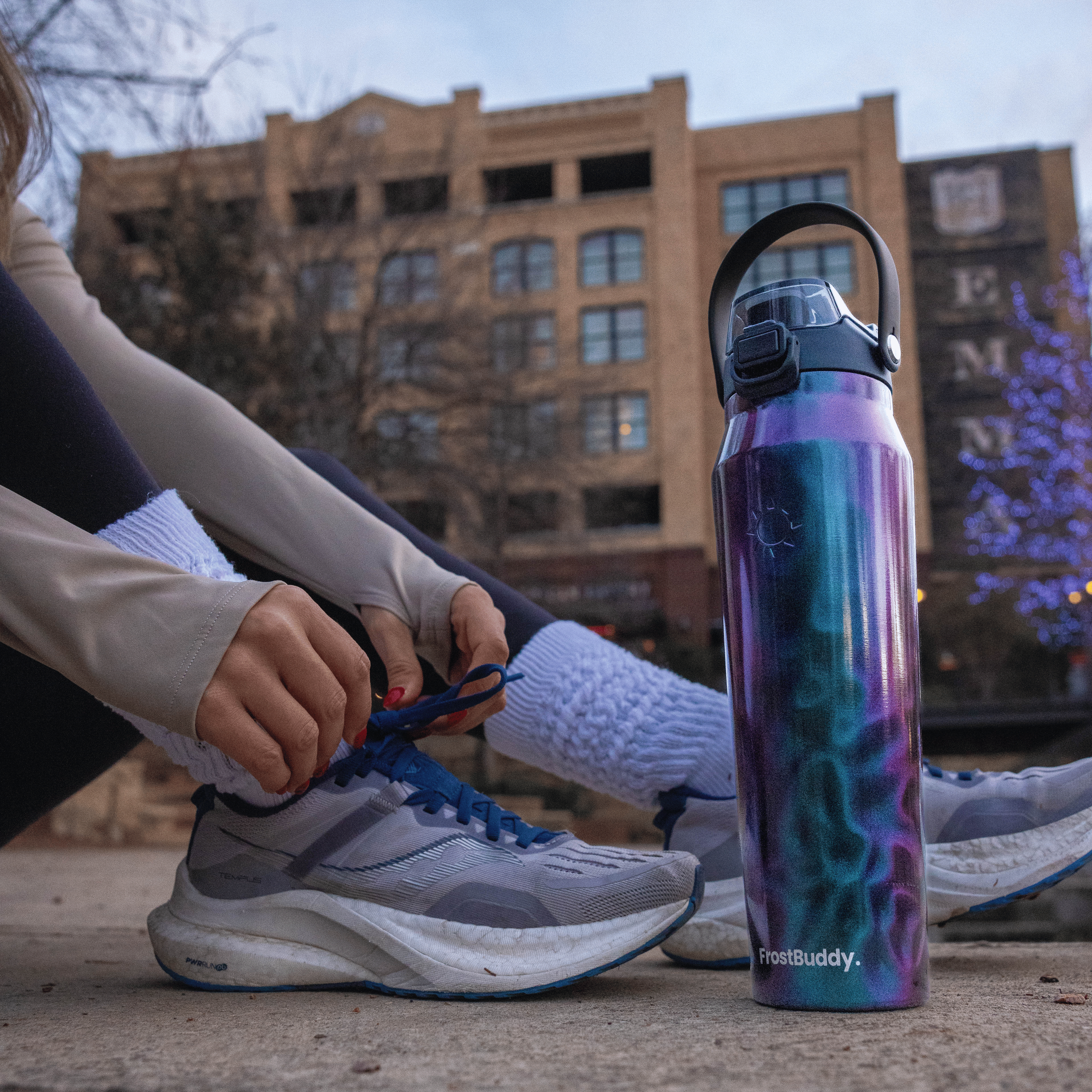 Bottle Buddy 32oz | Purple Ice Cream